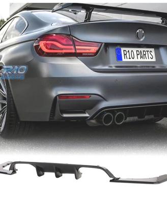 DIFUSORE BMW M3 F80 M4 F82 F83 M PERFORMANCE NERO 