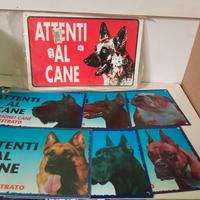 CARTELLI ATTENTI AL CANE