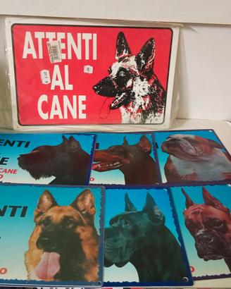 CARTELLI ATTENTI AL CANE