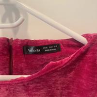 Vestito fucsia elegante XL