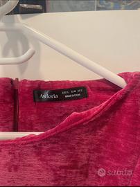 Vestito fucsia elegante XL