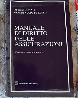 Libro Manuale di diritto delle assicurazioni
