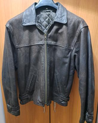 giubbotto  in pelle  vintage