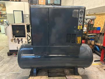 compressore  Atlas copco a vite con essiccatore e 