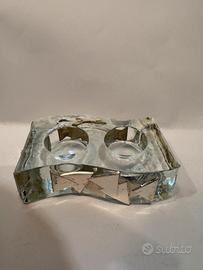 Ottaviani Porta candela Argento 925 e Cristallo