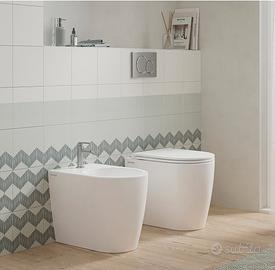 Coppia sanitari filomuro nuovi Vogue Galassia