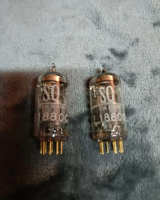 Philips Miniwatt SQ E188CC Matched pair tubes