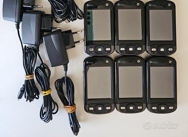 Lotto n. 6 Cellulari Vintage HTC Trinity P3600