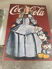 Menina Coca Cola mickey mouse