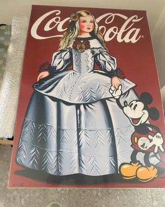 Menina Coca Cola mickey mouse