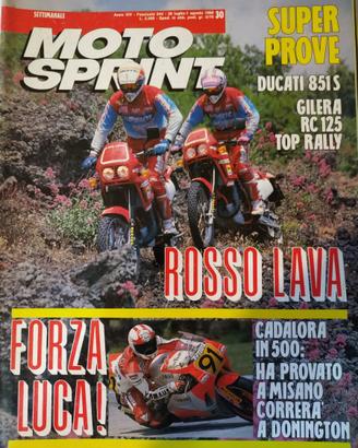 Rivista MOTOSPRINT numero 30 anno 1989