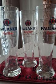3 Bicchieri da Birra PAULANER Weissbier da 0.50