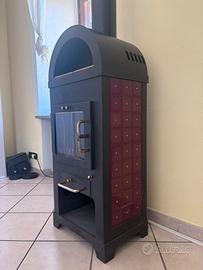 Stufa a legna con Forno e Ceramica