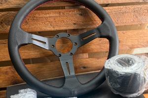 Volante in pelle con mozzo