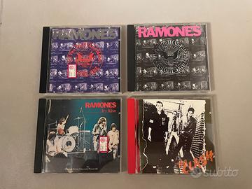 Collezione CD Ramones e Clash originali