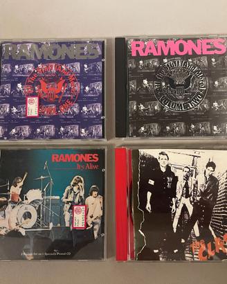 Collezione CD Ramones e Clash originali
