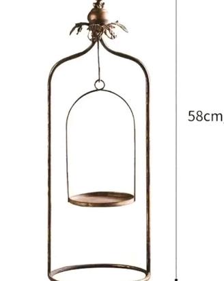 Portacandele elegante in stile vintage