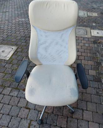 Sedia ufficio in pelle