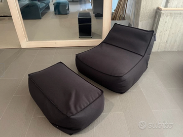 Verzelloni Zoe Chaise Longue (senza Pouf piedi)