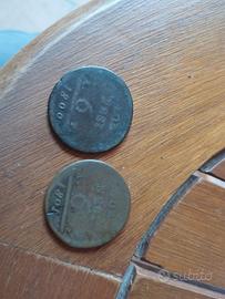 rara coppia da 10 tornesi 1800  1801 Ferdinando IV