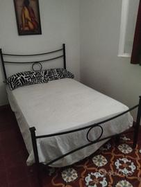 Letto ferro battuto + materasso 