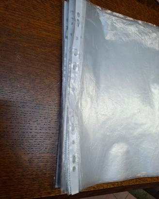 20 buste cristal porta documenti 