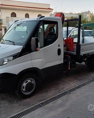 Iveco Daily 35C15 3.0"RIBALTABILE NUOVO GRU NUOVA