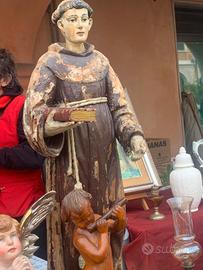 antica statua di Sant' Antonio di Padova 