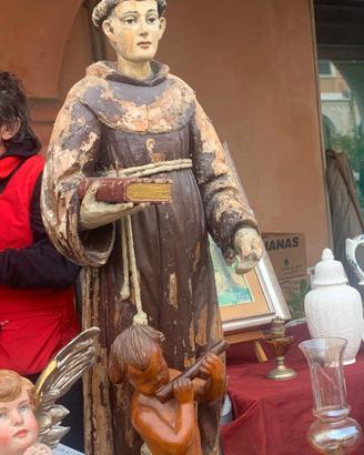 antica statua di Sant' Antonio di Padova 