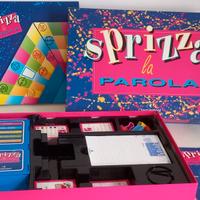 Gioco da tavolo "Sprizza la parola" pari al nuovo