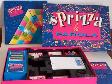 Gioco da tavolo "Sprizza la parola" pari al nuovo