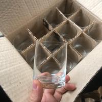 12 bicchieri cristallo di boemia nuovi