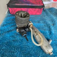 Motore usato rc off 1/8 OS B2103 con marmitta