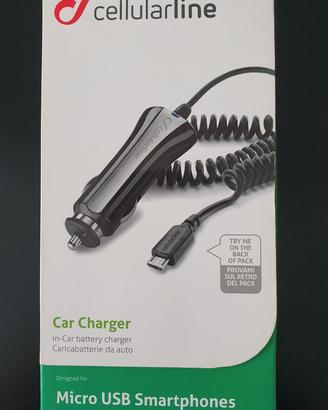 Carica bateria cellulare per auto