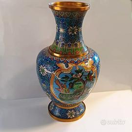 Vaso orientale Cloisonne