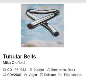 CD Tubulars Bells Mike Olfield i