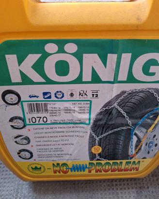 CATENE DA NEVE KONIG NO PROBLEM MODELLO T2 10 MM