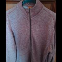 Boss felpa uomo zip senza cappuccio 