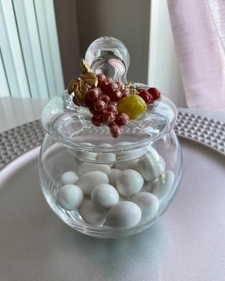 Barattolo vetro porta dolciumi decorazione frutta