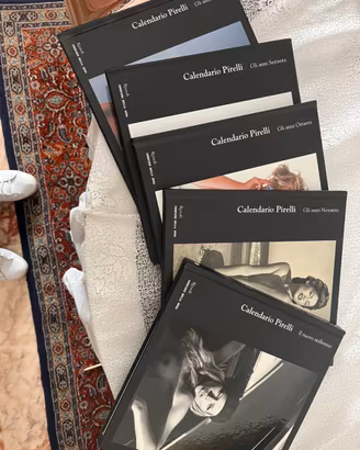 Collezione completa di 5 volumi Calendario Pirelli