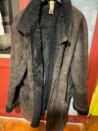 Cappotto in vera pelle e pelliccia