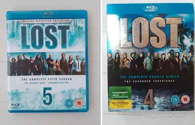 Blu ray Lost stagione 4 e 5 complete serie tv 