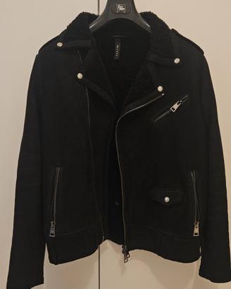 Montone in pelle scamosciato Dacute