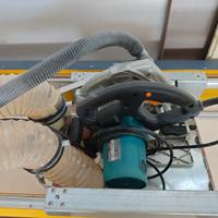 Sega makita - aspiratore - banco lavoro