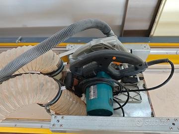 Sega makita - aspiratore - banco lavoro