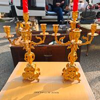 Candelabri in ottone 