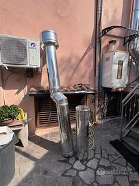 Canna fumaria in acciaio INOX d:250