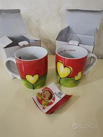 Set di 2 tazze Egan con cuori – Nuovissime
