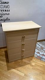 Cassettiera 4 cassetti Foppa Pedretti