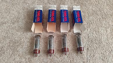 4 valvole TUNG-SOL mod. EL 34B nuove mai usate 